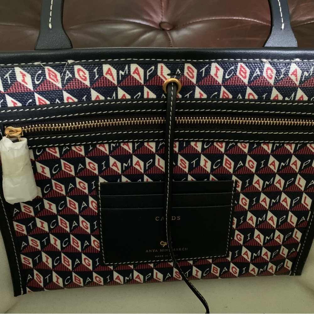 Anya Hindmarch Multicolor Geometric Tote - Picture 3 of 3